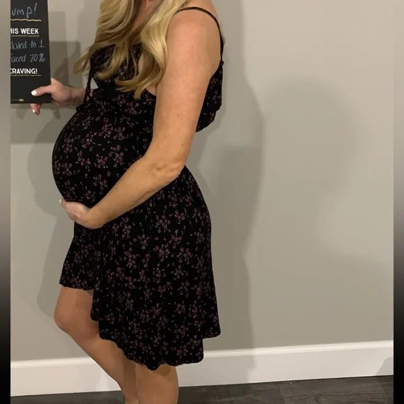 MATERNITY RUFFLE SUNDRESS - Picture 3 of 3